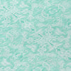 Piper Looms Chantille Medallions ACN784 Turquoise Machine Washable Area Rug Swatch Image