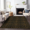 Piper Looms Chantille Medallions ACN785 Brown Machine Washable Area Rug Lifestyle Image Feature
