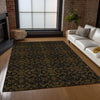 Piper Looms Chantille Medallions ACN785 Brown Machine Washable Area Rug Lifestyle Image Feature