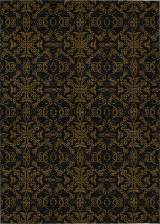 Piper Looms Chantille Medallions ACN785 Brown Machine Washable Area Rug main image