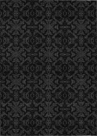 Piper Looms Chantille Medallions ACN785 Gray Machine Washable Area Rug main image