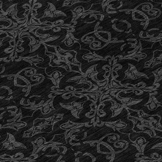 Piper Looms Chantille Medallions ACN785 Gray Machine Washable Area Rug Swatch Image