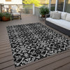 Piper Looms Chantille Medallions ACN785 Ivory Machine Washable Area Rug Outdoor Lifestyle Image Feature