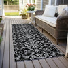 Piper Looms Chantille Medallions ACN785 Ivory Machine Washable Area Rug Runner Outdoor Lifestyle Image Feature