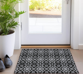 Piper Looms Chantille Medallions ACN785 Ivory Machine Washable Area Rug Scatter Lifestyle Image Feature