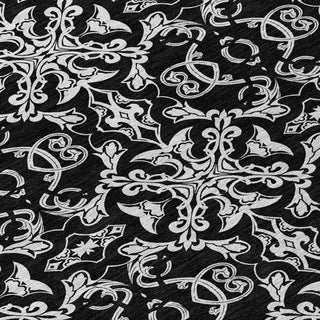 Piper Looms Chantille Medallions ACN785 Ivory Machine Washable Area Rug Swatch Image