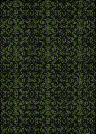 Piper Looms Chantille Medallions ACN785 Olive Machine Washable Area Rug main image