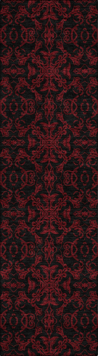 Piper Looms Chantille Medallions ACN785 Red Machine Washable Area Rug Runner Main Image