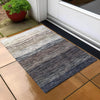 Piper Looms Chantille Lines ACN786 Beige Machine Washable Area Rug Scatter Outdoor Lifestyle Image Feature
