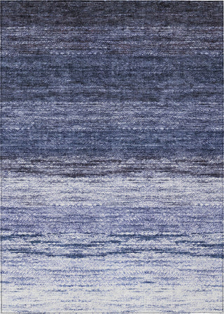 Piper Looms Chantille Lines ACN786 Blue Machine Washable Area Rug main image