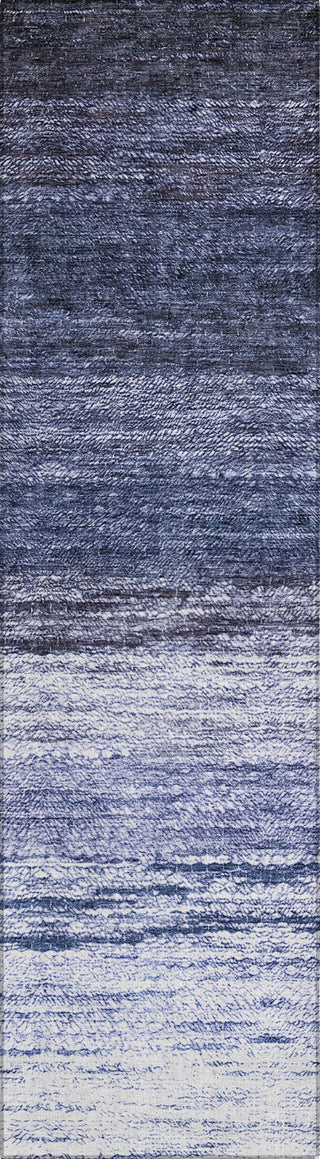 Piper Looms Chantille Lines ACN786 Blue Machine Washable Area Rug Runner Main Image