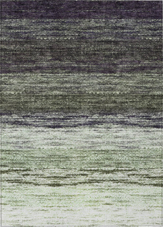 Piper Looms Chantille Lines ACN786 Green Machine Washable Area Rug main image