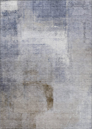 Piper Looms Chantille Modern ACN787 Blue Machine Washable Area Rug main image