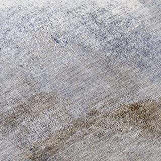 Piper Looms Chantille Modern ACN787 Blue Machine Washable Area Rug Swatch Image