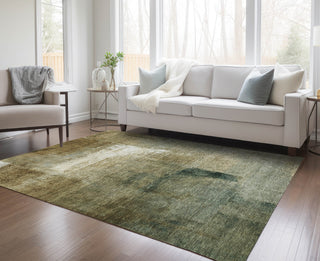 Piper Looms Chantille Modern ACN787 Brown Machine Washable Area Rug Lifestyle Image Feature