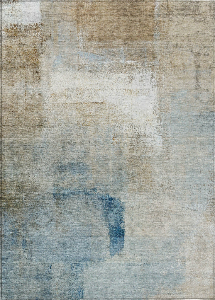 Piper Looms Chantille Modern ACN787 Taupe Machine Washable Area Rug main image