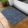 Piper Looms Chantille Floral ACN788 Blue Machine Washable Area Rug Scatter Outdoor Lifestyle Image Feature