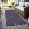 Piper Looms Chantille Floral ACN788 Eggplant Machine Washable Area Rug Runner Outdoor Lifestyle Image Feature