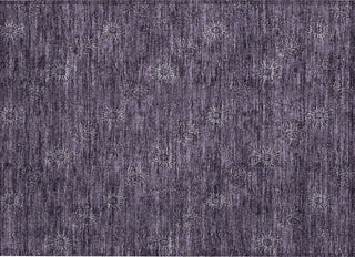 Piper Looms Chantille Floral ACN788 Eggplant Machine Washable Area Rug Scatter Main Image