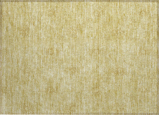 Piper Looms Chantille Floral ACN789 Gold Machine Washable Area Rug Scatter Main Image