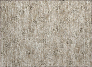 Piper Looms Chantille Floral ACN789 Khaki Machine Washable Area Rug Scatter Main Image