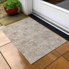 Piper Looms Chantille Floral ACN789 Khaki Machine Washable Area Rug Scatter Outdoor Lifestyle Image Feature