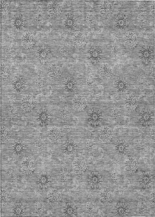 Piper Looms Chantille Floral ACN789 Pewter Machine Washable Area Rug main image