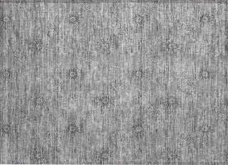 Piper Looms Chantille Floral ACN789 Pewter Machine Washable Area Rug Scatter Main Image