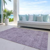 Piper Looms Chantille Floral ACN789 Plum Machine Washable Area Rug Outdoor Lifestyle Image Feature