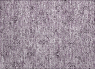 Piper Looms Chantille Floral ACN789 Plum Machine Washable Area Rug Scatter Main Image