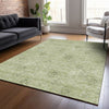 Piper Looms Chantille Floral ACN789 Sage Machine Washable Area Rug Lifestyle Image Feature