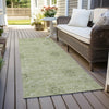 Piper Looms Chantille Floral ACN789 Sage Machine Washable Area Rug Runner Outdoor Lifestyle Image Feature