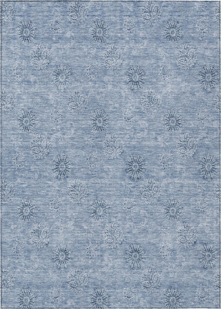 Piper Looms Chantille Floral ACN789 Sky Machine Washable Area Rug main image