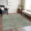 Piper Looms Chantille Southwest ACN790 Green Machine Washable Area Rug Lifestyle Image Feature