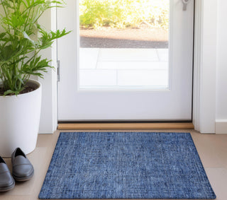 Piper Looms Chantille Southwest ACN790 Navy Machine Washable Area Rug Scatter Lifestyle Image Feature