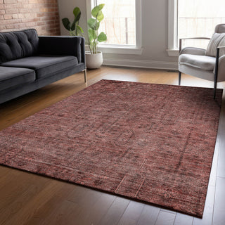 Piper Looms Chantille Southwest ACN790 Paprika Machine Washable Area Rug Lifestyle Image Feature