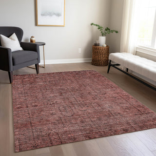 Piper Looms Chantille Southwest ACN790 Paprika Machine Washable Area Rug Lifestyle Image Feature