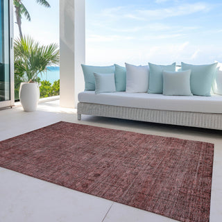 Piper Looms Chantille Southwest ACN790 Paprika Machine Washable Area Rug Outdoor Lifestyle Image Feature