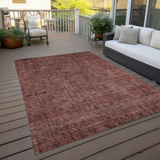 Piper Looms Chantille Southwest ACN790 Paprika Machine Washable Area Rug Outdoor Lifestyle Image Feature