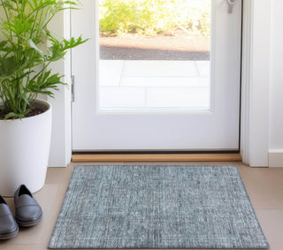Piper Looms Chantille Southwest ACN790 Teal Machine Washable Area Rug Scatter Lifestyle Image Feature