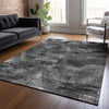 Piper Looms Chantille Lines ACN792 Gray Machine Washable Area Rug Lifestyle Image Feature