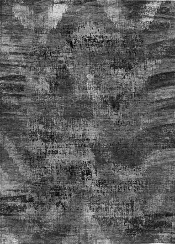 Piper Looms Chantille Lines ACN792 Gray Machine Washable Area Rug main image