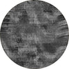 Piper Looms Chantille Lines ACN792 Gray Machine Washable Area Rug Round Main Image