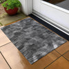 Piper Looms Chantille Lines ACN792 Gray Machine Washable Area Rug Scatter Outdoor Lifestyle Image Feature