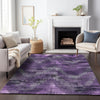 Piper Looms Chantille Lines ACN792 Purple Machine Washable Area Rug Lifestyle Image Feature