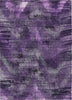 Piper Looms Chantille Lines ACN792 Purple Machine Washable Area Rug main image