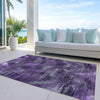 Piper Looms Chantille Lines ACN792 Purple Machine Washable Area Rug Outdoor Lifestyle Image Feature