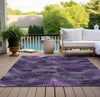 Piper Looms Chantille Lines ACN792 Purple Machine Washable Area Rug Outdoor Lifestyle Image Feature