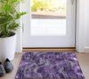 Piper Looms Chantille Lines ACN792 Purple Machine Washable Area Rug Scatter Lifestyle Image Feature