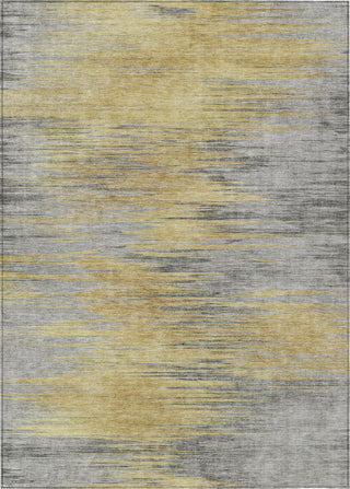 Piper Looms Chantille Lines ACN793 Gold Machine Washable Area Rug main image